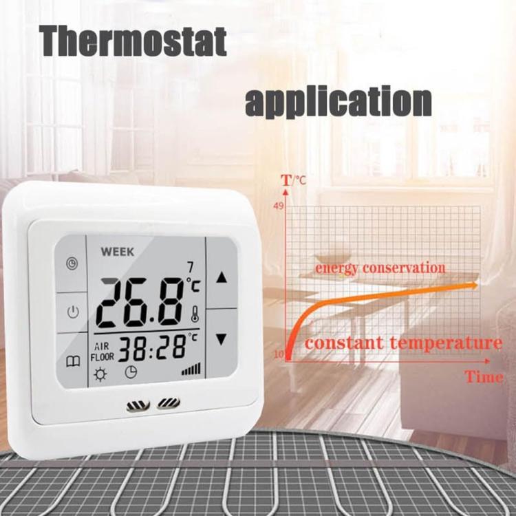 Termostato da pavimento 16A, regolatore di temperatura per riscaldamento a pavimento, No WiFi, WiFi Version