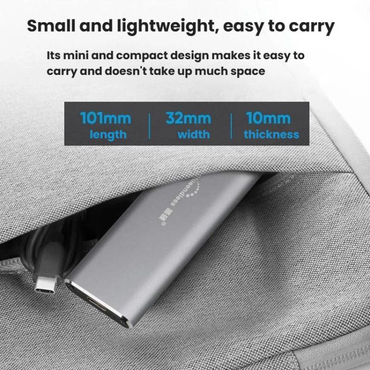 Blueendless 2802N Custodia SSD NVMe M.2 con USB-C
