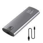 Custodia esterna SSD M.2 NVMe/SATA in alluminio 10Gbps