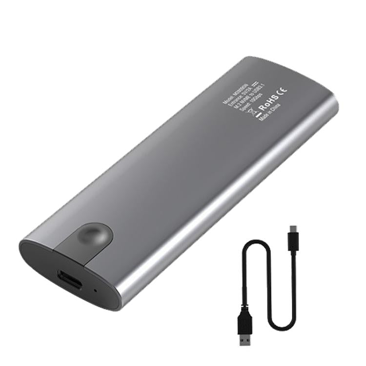 Custodia esterna SSD M.2 NVMe/SATA in alluminio 10Gbps