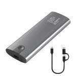 Custodia esterna SSD M.2 NVMe/SATA in alluminio 10Gbps