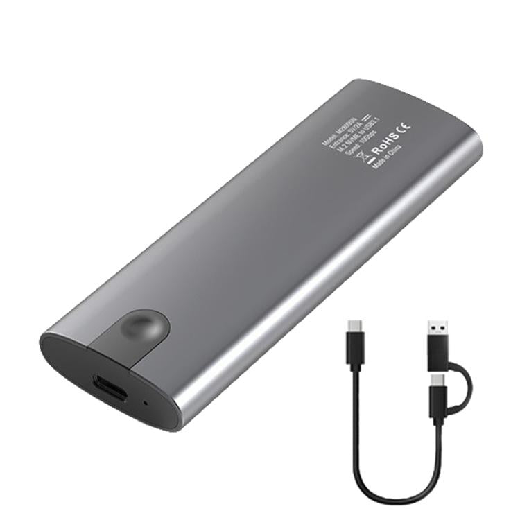 Custodia esterna SSD M.2 NVMe/SATA in alluminio 10Gbps