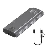 Custodia esterna SSD M.2 NVMe/SATA in alluminio 10Gbps