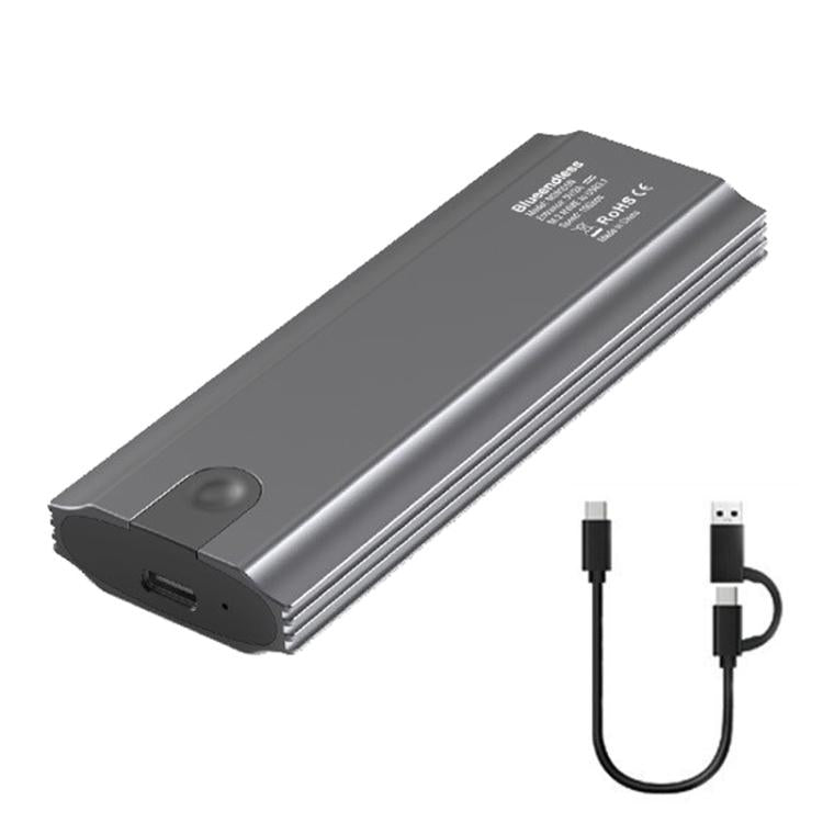 Custodia esterna SSD M.2 NVMe/SATA in alluminio 10Gbps