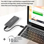 Custodia esterna SSD M.2 NVMe/SATA in alluminio 10Gbps