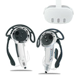 Set di impugnature per controller Meta Quest 3 con telaio protettivo esteso e migliorato.