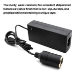 Adattatore di alimentazione 12V 5A per portabicchieri auto, convertitore di potenza per aspirapolvere, US Plug, EU Plug, UK Plug