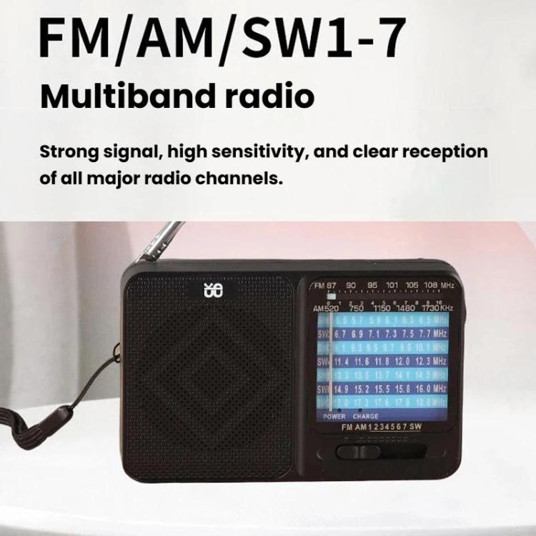 Radio portatile W-913 multibanda FM AM SW1-7