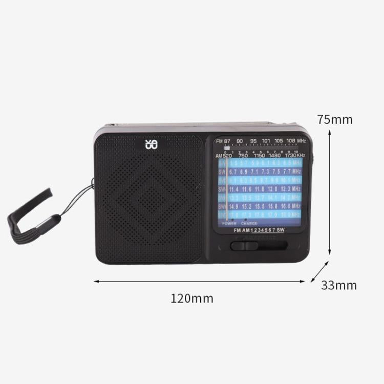 Radio portatile W-913 multibanda FM AM SW1-7