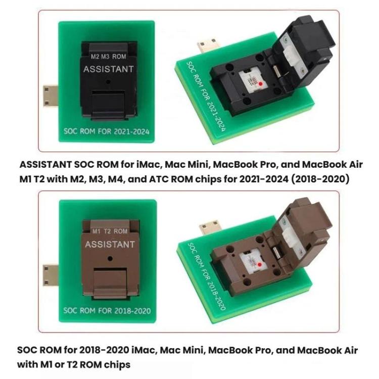 Set di 8 strumenti per la riparazione e lo sblocco della scheda madre dei MacBook serie 2008-2024., SoFix U-BOS2 Pro