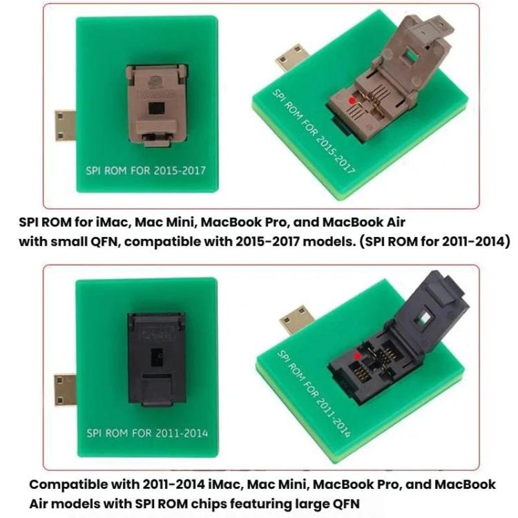 Set di 8 strumenti per la riparazione e lo sblocco della scheda madre dei MacBook serie 2008-2024., SoFix U-BOS2 Pro