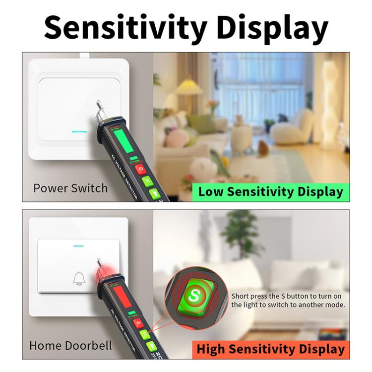 Penna tester di tensione a induzione intelligente senza contatto ZOYI, DB02, DB03