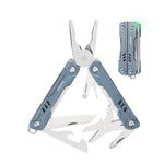 NexTool S11 Mini Sailor 11-in-1 Multitool da esterno: coltello tascabile, pinze pieghevoli, tronchesi, kit di sopravvivenza EDC, S11 Blue, S11 Black