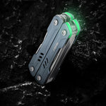 NexTool S11 Mini Sailor 11-in-1 Multitool da esterno: coltello tascabile, pinze pieghevoli, tronchesi, kit di sopravvivenza EDC, S11 Blue, S11 Black
