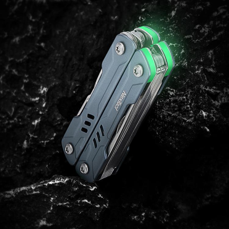 NexTool S11 Mini Sailor 11-in-1 Multitool da esterno: coltello tascabile, pinze pieghevoli, tronchesi, kit di sopravvivenza EDC, S11 Blue, S11 Black