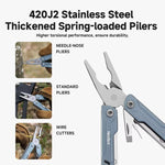 NexTool S11 Mini Sailor 11-in-1 Multitool da esterno: coltello tascabile, pinze pieghevoli, tronchesi, kit di sopravvivenza EDC, S11 Blue, S11 Black