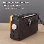 Radio portatile W-916 FM/AM doppia banda con luce lettura