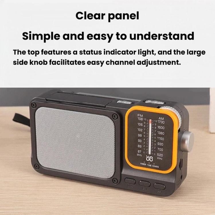 W-916 Portable Pointer Radio With Reading Light FM/AM Dual-Band Radio