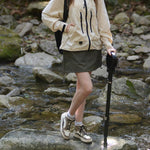 Bastone/sgabello da trekking multifunzionale, leggero e antiscivolo per esterni
