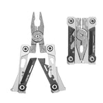 Nextool Silver Blade EDC Tool 14 in 1: pinze pieghevoli tascabili, cacciavite, chiave inglese, coltello con custodia in pelle