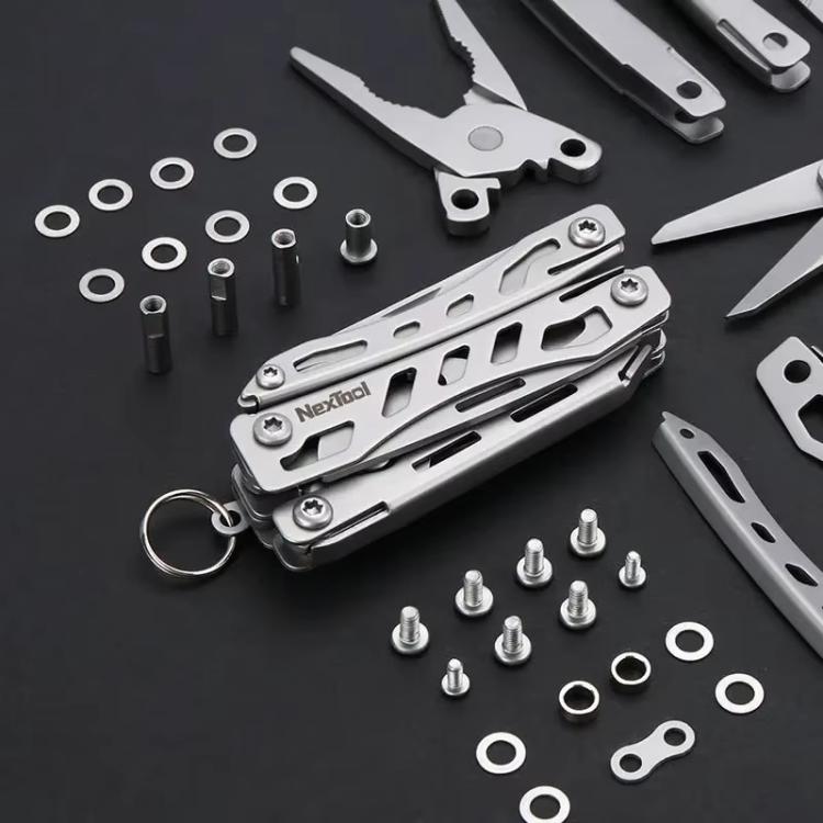 Pinze multifunzione NexTool Mini Flagship 10 in 1, multiutensile da portachiavi EDC, mini coltello tascabile