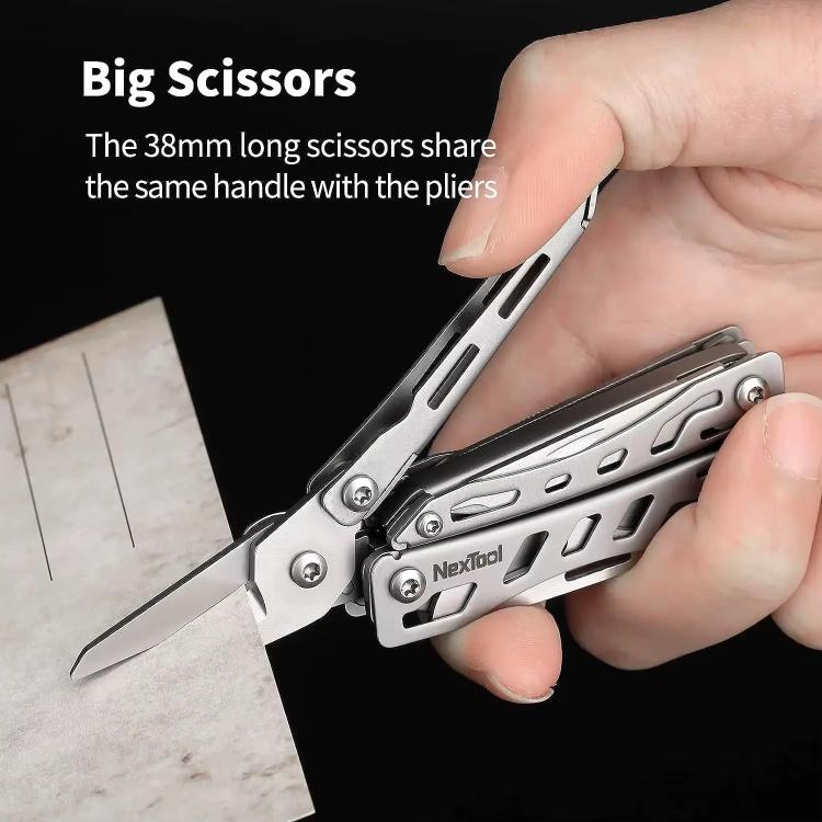 Pinze multifunzione NexTool Mini Flagship 10 in 1, multiutensile da portachiavi EDC, mini coltello tascabile