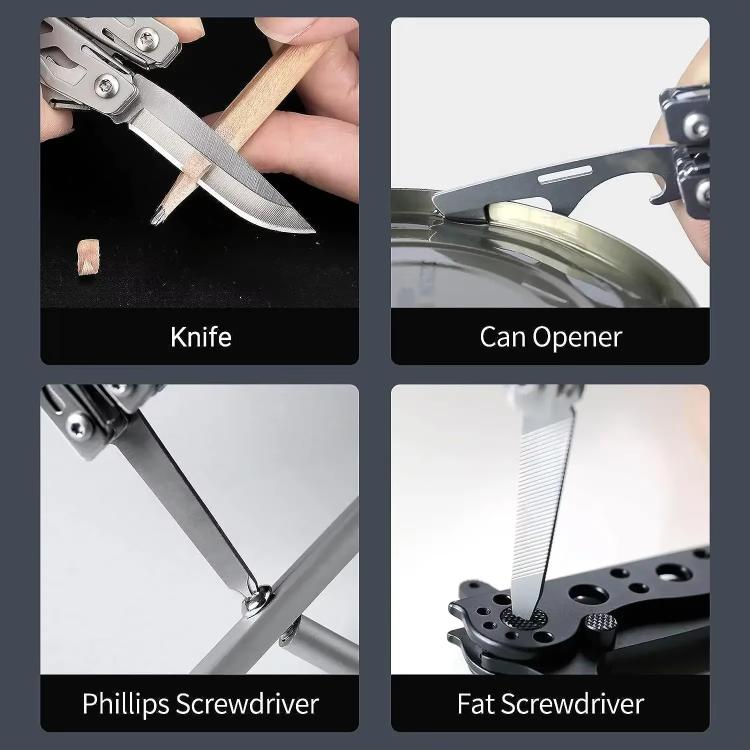 Pinze multifunzione NexTool Mini Flagship 10 in 1, multiutensile da portachiavi EDC, mini coltello tascabile