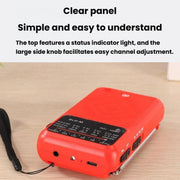 Radio portatile W-918 FM AM SW a doppia alimentazione