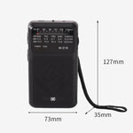 Radio portatile W-918 FM AM SW a doppia alimentazione