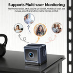 Mini telecamera a batteria con rilevamento di movimento, allarme intelligente e connessione wireless, W03