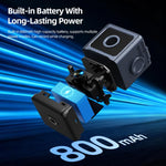 Mini telecamera a batteria con rilevamento di movimento, allarme intelligente e connessione wireless, W03