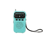 Radio portatile W-213 FM/AM con torcia e clip
