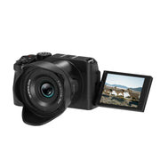 Videocamera digitale G650 5K / 72MP WiFi con schermo IPS da 2,8 pollici e zoom ottico 12x., G650