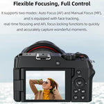 Videocamera digitale G650 5K WiFi con zoom ottico 12x