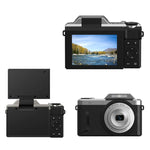 Videocamera D27 4K con zoom ottico 6x e schermo 180°