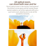 Videocamera D27 4K con zoom ottico 6x e schermo 180°