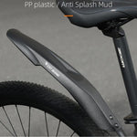 Parafanghi extra larghi e lunghi per mountain bike WEST BIKING, protezione completa contro il fango per biciclette da 20, 22 e 24 pollici.