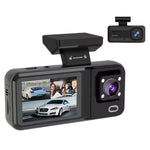 Videocamera da cruscotto G98 HD 1080P con registratore DVR a infrarossi., Front + Inside, Front + Inside + Rear
