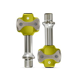 WEST BIKING Lucchetto per pedali da bici da strada, lucchetto a doppia faccia, pedali per bici con 3 cuscinetti