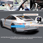 A7 Telecamera da cruscotto 1080P HD con visione notturna e registratore per auto, Front+Left+Right, Front+Left+Right+Rear