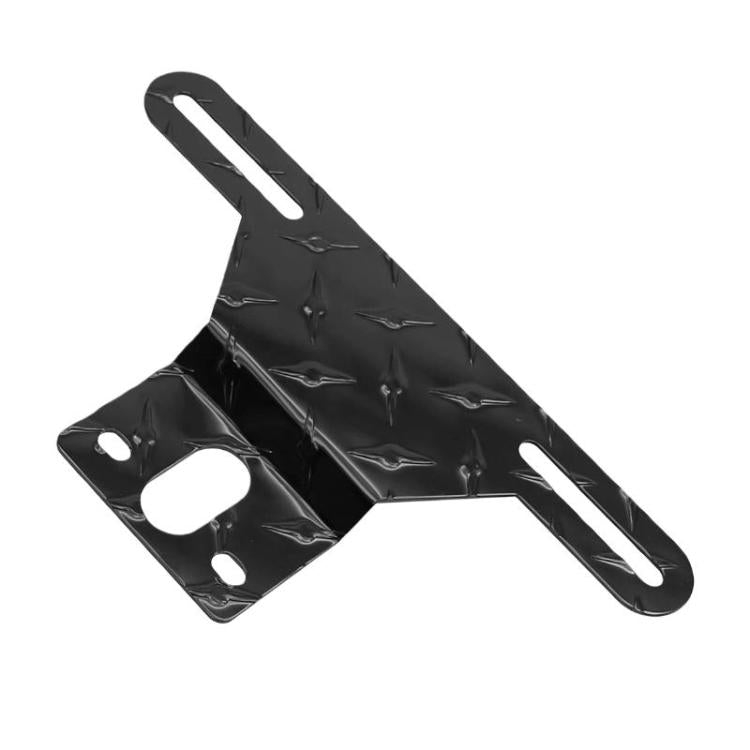 Cornice portatarga in alluminio stile americano, staffa per targa con luce rimorchio., Trailer Light License Plate Bracket