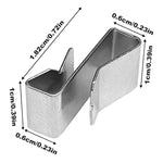25 clip universali per cavi e accessori per rimorchi, fermacavi per organizzare i fili, 25pcs Cable Organizer Clamps