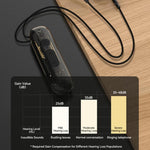 Cuffie acustiche FT-10 con riduzione del rumore e amplificatore audio a clip di lunga durata.
