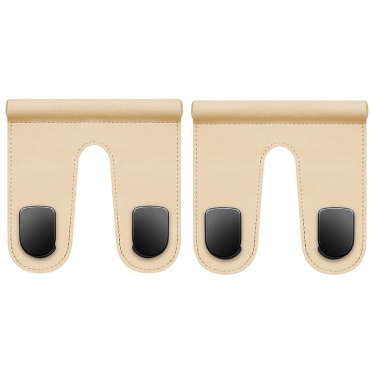 2 ganci multifunzionali per interni auto con funzione di organizer., Single Black, Single Beige, Single Gray, Double Black, Double Gray, Double Beige