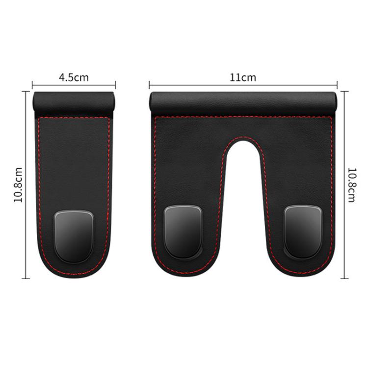 2 ganci multifunzionali per interni auto con funzione di organizer., Single Black, Single Beige, Single Gray, Double Black, Double Gray, Double Beige