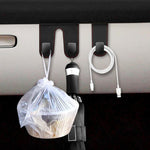 2 ganci multifunzionali per interni auto con funzione di organizer., Single Black, Single Beige, Single Gray, Double Black, Double Gray, Double Beige