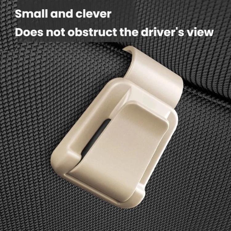 2 clip per occhiali da sole da auto, porta biglietti e carte multifunzionale