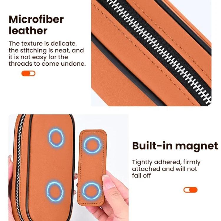 Custodia magnetica multifunzionale per occhiali e porta monete da auto
