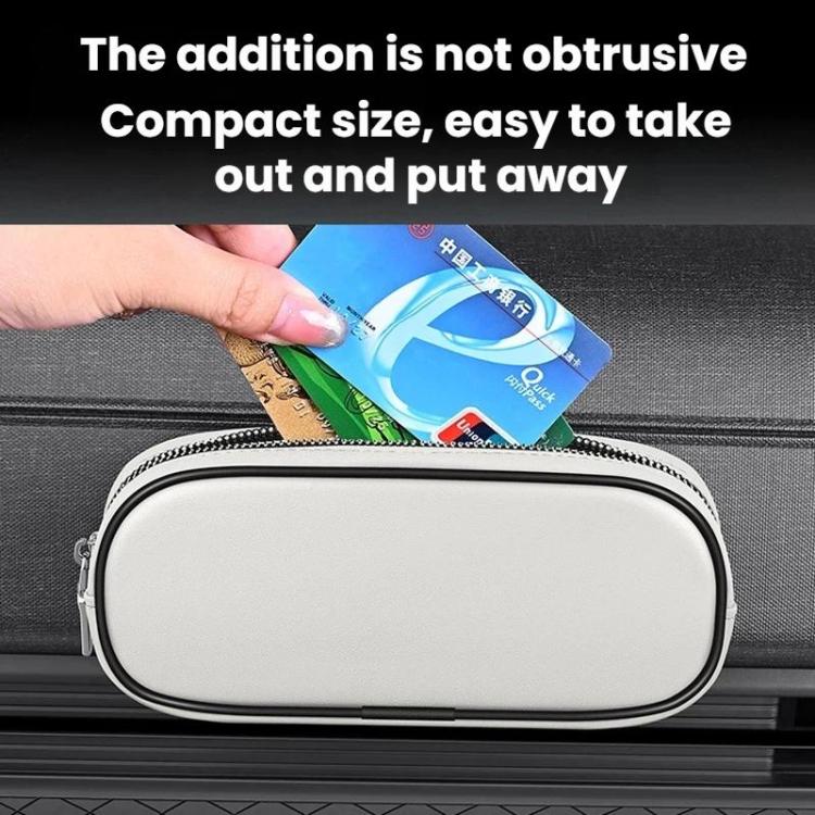 Custodia magnetica multifunzionale per occhiali e porta monete da auto