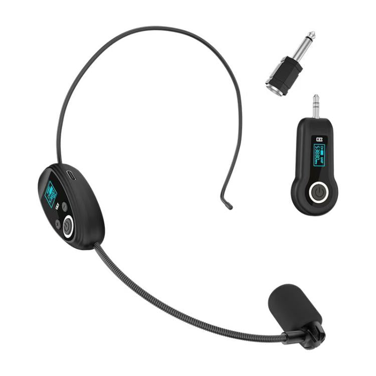 Microfono wireless K-06 2.4G con cuffie da testa